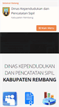Mobile Screenshot of dindukcapil.rembangkab.go.id